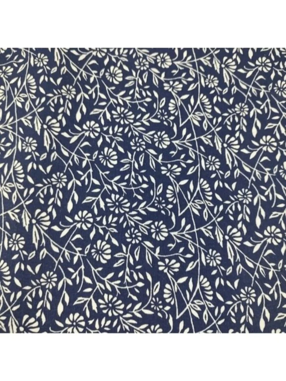 4 Williams Sonoma Blue White Ditsy Floral Cotton Placemats 14